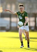 30 April 2025; Zach Thornton of Meath during the Dalata Hotel Group Leinster GAA Football U20 Championship final match between Meath and Louth at Cedral St Conleth’s Park in Newbridge, Kildare. Photo by Seb Daly/Sportsfile