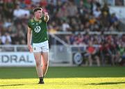 30 April 2025; Jamie Murphy of Meath during the Dalata Hotel Group Leinster GAA Football U20 Championship final match between Meath and Louth at Cedral St Conleth’s Park in Newbridge, Kildare. Photo by Seb Daly/Sportsfile