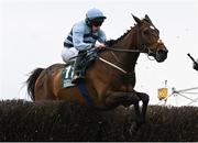 1 May 2025; Lazer Wolf, with Sean Flanagan up, during the Frontline Security Handicap Steeplechase on day three of the Punchestown Festival at Punchestown Racecourse in Kildare. Photo by Seb Daly/Sportsfile
