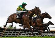 1 May 2025; Park Of Kings, with Mark Walsh up, during the Conway Piling Handicap Hurdle on day three of the Punchestown Festival at Punchestown Racecourse in Kildare. Photo by Seb Daly/Sportsfile