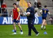 20 April 2025; Roscommon manager Davy Burke before the Connacht GAA Football Senior Championship semi-final match between Galway and Roscommon at Pearse Stadium in Galway. Photo by Piaras Ó Mídheach/Sportsfile