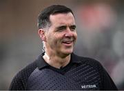 20 April 2025; Referee Seán Hurson before the Connacht GAA Football Senior Championship semi-final match between Galway and Roscommon at Pearse Stadium in Galway. Photo by Piaras Ó Mídheach/Sportsfile