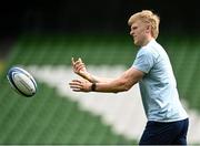 2 May 2025; Tommy O'Brien during a Leinster Rugby captain's run at the Aviva Stadium in Dublin. Photo by David Fitzgerald/Sportsfile