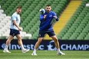 2 May 2025; Max Deegan during a Leinster Rugby captain's run at the Aviva Stadium in Dublin. Photo by David Fitzgerald/Sportsfile