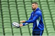 2 May 2025; Max Deegan during a Leinster Rugby captain's run at the Aviva Stadium in Dublin. Photo by David Fitzgerald/Sportsfile