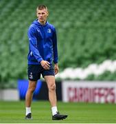 2 May 2025; Sam Prendergast during a Leinster Rugby captain's run at the Aviva Stadium in Dublin. Photo by David Fitzgerald/Sportsfile