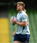 2 May 2025; Joe McCarthy during a Leinster Rugby captain's run at the Aviva Stadium in Dublin. Photo by David Fitzgerald/Sportsfile
