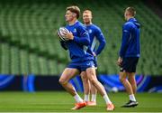 2 May 2025; Jordie Barrett during a Leinster Rugby captain's run at the Aviva Stadium in Dublin. Photo by David Fitzgerald/Sportsfile