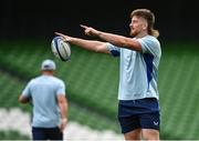 2 May 2025; Joe McCarthy during a Leinster Rugby captain's run at the Aviva Stadium in Dublin. Photo by David Fitzgerald/Sportsfile