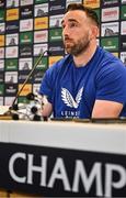 2 May 2025; Jack Conan during press conference after a Leinster Rugby captain's run at the Aviva Stadium in Dublin. Photo by David Fitzgerald/Sportsfile