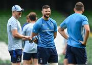 2 May 2025; Robbie Henshaw, centre, and Garry Ringrose during a Leinster Rugby captain's run at the Aviva Stadium in Dublin. Photo by David Fitzgerald/Sportsfile