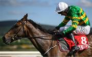 2 May 2025; Its On The Line, with Derek O'Connor up, on their way to winning the Event Power Champion Hunters Steeplechase on day four of the Punchestown Festival at Punchestown Racecourse in Kildare. Photo by Seb Daly/Sportsfile
