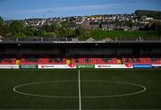 2 May 2025; A general view of The Ryan McBride Brandywell Stadium before the SSE Airtricity Men's Premier Division match between Derry City and Shelbourne at The Ryan McBride Brandywell Stadium in Derry. Photo by Stephen McCarthy/Sportsfile