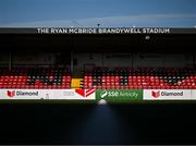 2 May 2025; A general view of The Ryan McBride Brandywell Stadium before the SSE Airtricity Men's Premier Division match between Derry City and Shelbourne at The Ryan McBride Brandywell Stadium in Derry. Photo by Stephen McCarthy/Sportsfile