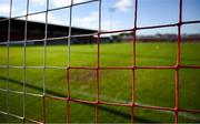 2 May 2025; A general view of goalnets before the SSE Airtricity Men's Premier Division match between Sligo Rovers and Drogheda United at The Showgrounds in Sligo. Photo by Piaras Ó Mídheach/Sportsfile