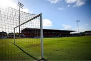 2 May 2025; A general view of the pitch before the SSE Airtricity Men's Premier Division match between Sligo Rovers and Drogheda United at The Showgrounds in Sligo. Photo by Piaras Ó Mídheach/Sportsfile