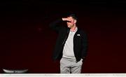 2 May 2025; Virgin Media Sport commentator Keith Treacy before the SSE Airtricity Men's Premier Division match between Sligo Rovers and Drogheda United at The Showgrounds in Sligo. Photo by Piaras Ó Mídheach/Sportsfile