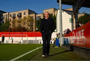 2 May 2025; Galway United manager John Caulfield before the SSE Airtricity Men's Premier Division match between St Patrick's Athletic and Galway United at Richmond Park in Dublin. Photo by David Fitzgerald/Sportsfile