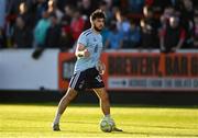 2 May 2025; Sean Kerrigan of Galway United before the SSE Airtricity Men's Premier Division match between St Patrick's Athletic and Galway United at Richmond Park in Dublin. Photo by David Fitzgerald/Sportsfile