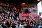2 May 2025; Bohemians supporters during the SSE Airtricity Men's Premier Division match between Bohemians and Waterford at Dalymount Park in Dublin. Photo by Michael P Ryan/Sportsfile