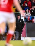 2 May 2025; Drogheda United manager Kevin Doherty during the SSE Airtricity Men's Premier Division match between Sligo Rovers and Drogheda United at The Showgrounds in Sligo. Photo by Piaras Ó Mídheach/Sportsfile