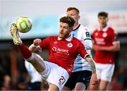 2 May 2025; Connor Malley of Sligo Rovers in action against Shane Farrell of Drogheda United during the SSE Airtricity Men's Premier Division match between Sligo Rovers and Drogheda United at The Showgrounds in Sligo. Photo by Piaras Ó Mídheach/Sportsfile