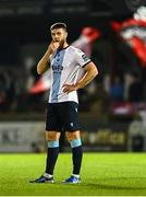 2 May 2025; Conor Keeley of Drogheda United after the drawn SSE Airtricity Men's Premier Division match between Sligo Rovers and Drogheda United at The Showgrounds in Sligo. Photo by Piaras Ó Mídheach/Sportsfile
