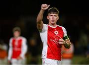 2 May 2025; Joe Redmond of St Patrick's Athletic after the SSE Airtricity Men's Premier Division match between St Patrick's Athletic and Galway United at Richmond Park in Dublin. Photo by David Fitzgerald/Sportsfile