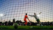 2 May 2025; Charlie Lyons of Cork City celebrates the equalising goal by teammate Freddie Anderson, not pictured, during the SSE Airtricity Men's Premier Division match between Cork City and Shamrock Rovers at Turner's Cross in Cork. Photo by Brendan Moran/Sportsfile