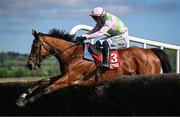 2 May 2025; Allegorie De Vassy, with Paul Townend up, during the Hanlon Concrete Irish EBF Glencarraig Lady Francis Flood Mares Steeplechase on day four of the Punchestown Festival at Punchestown Racecourse in Kildare. Photo by Seb Daly/Sportsfile