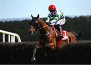 2 May 2025; Hollow Games, with Josh Harry Williamson up, during the Event Power Champion Hunters Steeplechase on day four of the Punchestown Festival at Punchestown Racecourse in Kildare. Photo by Seb Daly/Sportsfile