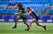 3 May 2025; Action from the Leinster Rugby U14 Girls Cup final match between Mullingar Blue and Portdara at Energia Park in Dublin. Photo by Tyler Miller/Sportsfile
