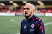 2 May 2025; Shelbourne assistant manager Joey O'Brien before the SSE Airtricity Men's Premier Division match between Derry City and Shelbourne at The Ryan McBride Brandywell Stadium in Derry. Photo by Stephen McCarthy/Sportsfile