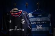 3 May 2025; The jersey of Leinster captain Caelan Doris in the dressingroom before the Investec Champions Cup semi-final match between Leinster and Northampton Saints at the Aviva Stadium in Dublin. Photo by Brendan Moran/Sportsfile