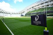 3 May 2025; A general view of the stadium before the Investec Champions Cup semi-final match between Leinster and Northampton Saints at the Aviva Stadium in Dublin. Photo by Brendan Moran/Sportsfile