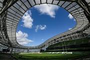 3 May 2025; A general view of the stadium before the Investec Champions Cup semi-final match between Leinster and Northampton Saints at the Aviva Stadium in Dublin. Photo by Brendan Moran/Sportsfile