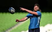 3 May 2025; Joe McCarthy of Leinster before the Investec Champions Cup semi-final match between Leinster and Northampton Saints at the Aviva Stadium in Dublin. Photo by Brendan Moran/Sportsfile