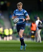 3 May 2025; Tommy O'Brien of Leinster before the Investec Champions Cup semi-final match between Leinster and Northampton Saints at the Aviva Stadium in Dublin. Photo by Brendan Moran/Sportsfile