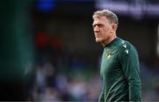 3 May 2025; Northampton Saints head coach Sam Vesty before the Investec Champions Cup semi-final match between Leinster and Northampton Saints at the Aviva Stadium in Dublin. Photo by Seb Daly/Sportsfile