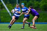 3 May 2025; Action from the Leinster Rugby U18 Girls Plate final match between Rhinos and Athy at Energia Park in Dublin. Photo by Tyler Miller/Sportsfile
