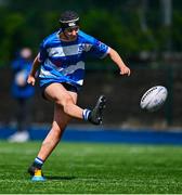 3 May 2025; Action from the Leinster Rugby U18 Girls Plate final match between Rhinos and Athy at Energia Park in Dublin. Photo by Tyler Miller/Sportsfile