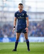 3 May 2025; Sam Prendergast of Leinster during the Investec Champions Cup semi-final match between Leinster and Northampton Saints at the Aviva Stadium in Dublin. Photo by Seb Daly/Sportsfile