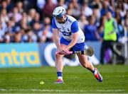 3 May 2025; Stephen Bennett of Waterford takes a second half free short to team-mate Shane Bennett of Waterford, not pictured, who took a shot on goal that was blocked down by Mike Casey of Limerick during the Munster GAA Hurling Senior Championship Round 3 match between Waterford and Limerick at Walsh Park in Waterford. Photo by Piaras Ó Mídheach/Sportsfile