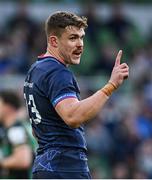 3 May 2025; Garry Ringrose of Leinster during the Investec Champions Cup semi-final match between Leinster and Northampton Saints at the Aviva Stadium in Dublin. Photo by Seb Daly/Sportsfile
