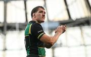 3 May 2025; Tom Lockett of Northampton Saints after the Investec Champions Cup semi-final match between Leinster and Northampton Saints at the Aviva Stadium in Dublin. Photo by Seb Daly/Sportsfile