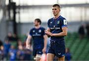 3 May 2025; Sam Prendergast of Leinster after the Investec Champions Cup semi-final match between Leinster and Northampton Saints at the Aviva Stadium in Dublin. Photo by Seb Daly/Sportsfile