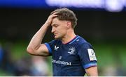 3 May 2025; Jordie Barrett of Leinster after the Investec Champions Cup semi-final match between Leinster and Northampton Saints at the Aviva Stadium in Dublin. Photo by David Fitzgerald/Sportsfile