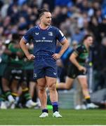 3 May 2025; James Lowe of Leinster after the Investec Champions Cup semi-final match between Leinster and Northampton Saints at the Aviva Stadium in Dublin. Photo by David Fitzgerald/Sportsfile