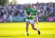 3 May 2025; Aaron Gillane of Limerick takes a free during the Munster GAA Hurling Senior Championship Round 3 match between Waterford and Limerick at Walsh Park in Waterford. Photo by Piaras Ó Mídheach/Sportsfile