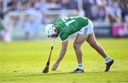 3 May 2025; Aaron Gillane of Limerick prepares to take a free during the Munster GAA Hurling Senior Championship Round 3 match between Waterford and Limerick at Walsh Park in Waterford. Photo by Piaras Ó Mídheach/Sportsfile